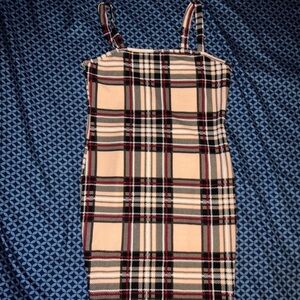 Girls Plaid Sleeveless Dress